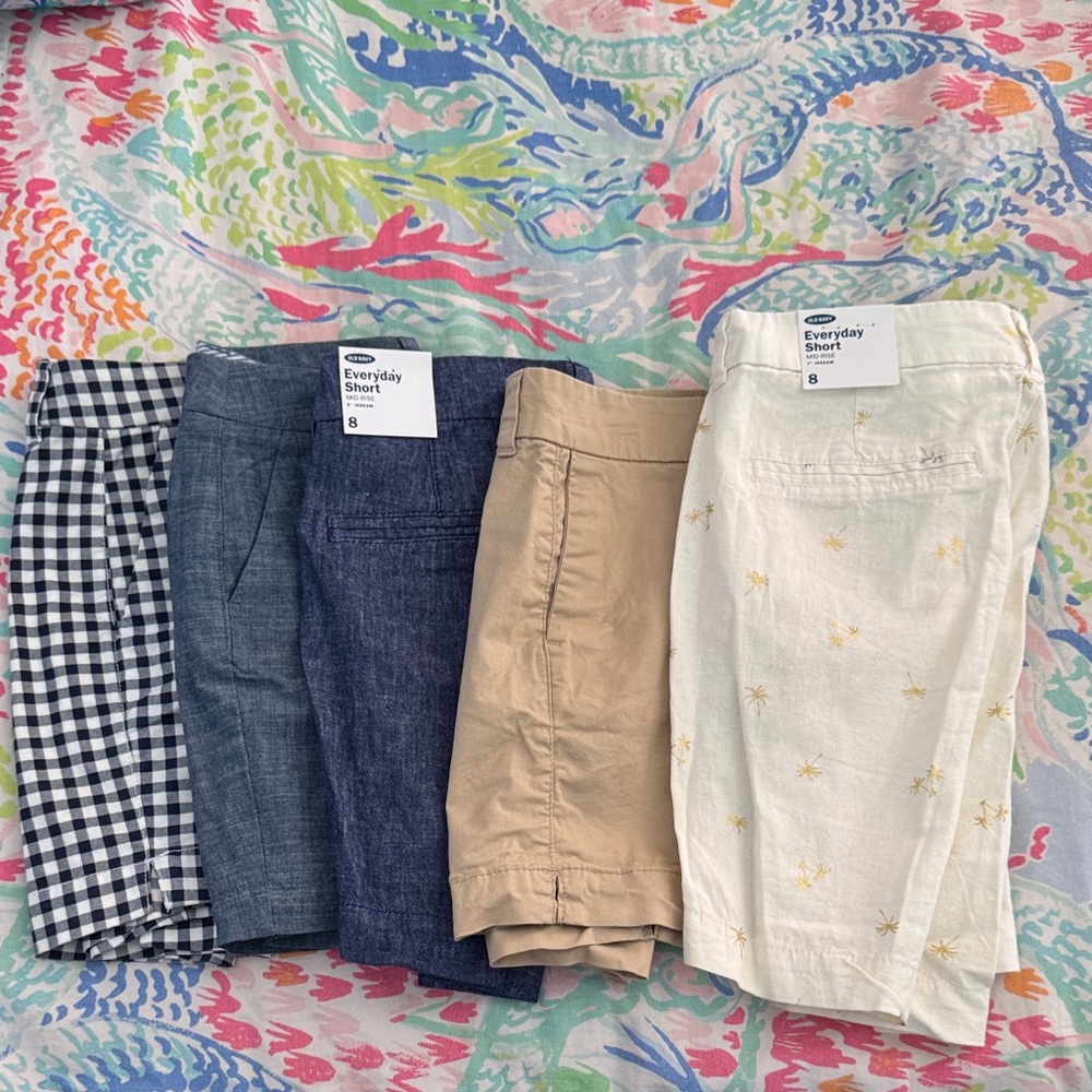 Bundle of 5 pair Old Navy Women's Shorts